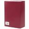 Короб архивный А4 (240х330 мм), 100 мм, 2 завязки, бумвинил, до 900 листов, бордовый, BRAUBERG, 122805