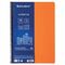 Тетрадь А4, 80 листов, BRAUBERG "Metropolis", спираль пластиковая, клетка, обложка пластик, ОРАНЖЕВЫЙ, 403395