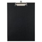 Планшет с зажимом OfficeSpace А4, ПВХ, черный