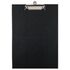 Планшет с зажимом OfficeSpace А4, ПВХ, черный