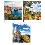 Тетрадь 96л., А5, клетка на гребне ArtSpace "Путешествия. Bon voyage"