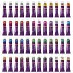 Краски акриловые художественные, НАБОР 48 штук, 41 цвет по 12 мл, в тубах, BRAUBERG ART DEBUT, 192295