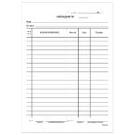 Бланк бухгалтерский, офсет, "Накладная", А5 (135х195 мм), СПАЙКА 100 шт., BRAUBERG/STAFF, 130129