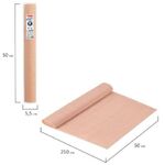 Бумага гофрированная/креповая (ИТАЛИЯ) 180 г/м2, 50х250 см, бежевая (17a4), BRAUBERG FIORE, 112635