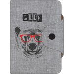 Визитница карманная OfficeSpace "Geek", 10 карманов, 75*110мм, ПВХ