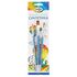 Набор кистей Гамма "Классические" 3шт., синтетика, круглые № 3, 5, плоская № 10, блистер, европодвес
