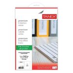 Этикетка самоклеящаяся ВСЕПОГОДНАЯ 210х297 мм, 1 этикетка, полиэстер, белая, 25 листов, TANEX, сырье Финляндия, 114545, TW-2000