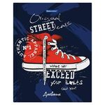 Дневник 1-11 класс 40 л., твердый, BRAUBERG, глянцевая ламинация, "Кеды", 106611