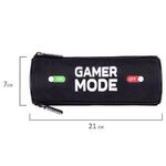 Пенал BRAUBERG, 3 отделения, нейлон, 21х7х7 см, "Gamer", 270841