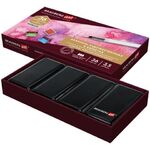 Акварель художественная кюветы НАБОР 36 цветов по 3,5 г, металлический кейс, BRAUBERG ART PREMIERE, 191774