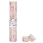 Клейкие ленты 19 мм х 10 м канцелярские BRAUBERG, комплект 12 шт., прозрачные, 223124