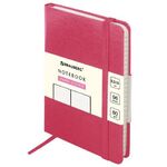 Блокнот МАЛЫЙ ФОРМАТ (93х142 мм) А6, BRAUBERG ULTRA, балакрон, 80 г/м2, 96 л., линия, розовый, 113059