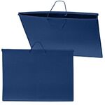 Папка для рисунков и чертежей на молнии с ручками ПИФАГОР А2, 1 отделение, пластик, ручки-шнурок, синяя, 270874