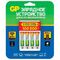 Зарядное устройство с аккумуляторами 1000 mAh ААА, мизинчиковые (4 штуки), GP, 100AAAHC/CPBR-2CR4, 100AAAHC/2CR4