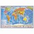 Карта мира политическая 101х70 см, 1:32М, с ламинацией, интерактивная, европодвес, BRAUBERG, 112381