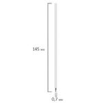 Стержень шариковый масляный BRAUBERG, 145 мм, СИНИЙ, игольчатый узел 0,7 мм, линия письма 0,3 мм, 170213