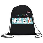 Мешок для обуви ПИФАГОР, 1 отделение, 40х32 см, "Lazy cat", 271598