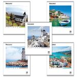 Тетрадь А5, 48 л., BRAUBERG, клетка, обложка картон, КАНИКУЛЫ, 401819