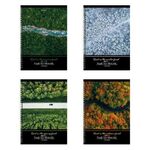 Тетрадь А4, 120 л., BRAUBERG гребень, клетка, обложка картон, "Seasons", 404071