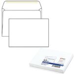 Конверты С6 (114х162 мм), клей, 80 г/м2, КОМПЛЕКТ 50 шт., внутренняя запечатка, 200.50