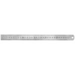 Линейка 30см ArtSpace, стальная, ПВХ чехол с европодвесом