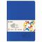 Тетрадь 48 л. в клетку обложка кожзам SoftTouch, сшивка, A5 (147х210мм), СИНИЙ, BRAUBERG RAINBOW, 403876