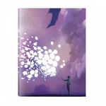 Тетрадь на кольцах А5 (165х215 мм), 160 листов, твердый картон, клетка, BRAUBERG, Мечты, 404092