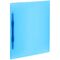 Папка с пружинным cкоросшивателем OfficeSpace А4, 14мм, 400мкм, пластик, синяя полупрозрачная