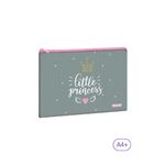 Папка текстильная 1 отделение, А4 Berlingo "Princess", 335*245мм, полиэстер, на молнии