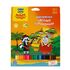 Карандаши цветные Мульти-Пульти "Енот в Испании", 24цв., трехгран., заточен., картон, европодвес
