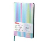 Ежедневник недатированный А5 (138х213 мм), BRAUBERG VISTA, под кожу, гибкий, 136 л., "Gradient", 112033