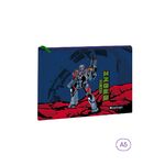 Папка текстильная 1 отделение, А5 Berlingo "Iron drone", 255*205мм, полиэстер, на молнии