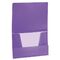 Папка на резинках BRAUBERG "Office", фиолетовая, до 300 листов, 500 мкм, 228081