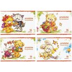 Альбом для рисования 16л., А5, на скрепке ArtSpace "Питомцы"