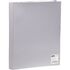 Папка с 40 вкладышами OfficeSpace А4, 21мм, 400мкм, пластик, серая