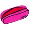 Пенал-косметичка BRAUBERG овальный, полиэстер, "Pink", 22х9х5 см, 229270