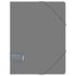 Папка на резинке Berlingo "Soft Touch" А4, 600мкм, серая
