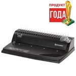 Переплетная машина для пластиковой пружины BRAUBERG B8, пробивает до 8 листов, сшивает до 125 листов, 530958
