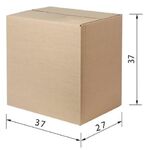 Гофроящик, длина 370 х ширина 270 х высота 370 мм, марка Т22, профиль В, FEFCO 0201 / ГОСТ, исполнение А, 440056