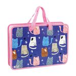 Папка с ручками А4 ArtSpace "My Pets", пластик, на молнии, 70мм