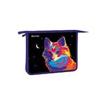 Папка для тетрадей 1 отделение, А5 Berlingo "Astro Cat", 240*205*40мм, пластик, на молнии