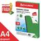 Обложки картонные для переплета, А4, КОМПЛЕКТ 100 шт., глянцевые, 250 г/м2, зеленые, BRAUBERG, 530954