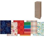 Бумага упаковочная подарочная, в рулонах, глянцевая, 2 листа, 0,7х1 м, рисунок ассорти (мужской)