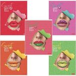 Тетрадь А5, 48 л., HATBER, скоба, клетка, матовая ламинация, 3D-лак, "Sweet kiss" (5 видов в спайке), 48Т5лолВ1