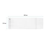 Обложка 215*685 для альбомов и тетрадей, горизонтальная, универсальная, ArtSpace, ПВХ 100мкм, ШК