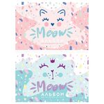 Альбом для рисования 24л., А4, на скрепке ArtSpace "Рисунки. Meow", эконом