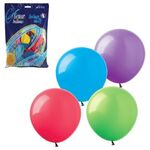 Шары воздушные 9" (23 см), комплект 100 шт., 12 пастельных цветов, в пакете, 1101-0023