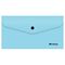 Папка-конверт на кнопке Berlingo "Instinct" С6, 200мкм, аквамарин
