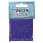 Блестки декоративные "Decola", фиолетовый, размер 0,3 мм, в упаковке 20г