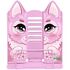 Подставка для книг и учебников фигурная BRAUBERG KIDS "Kitty", регулируемый угол наклона, металл, 238059